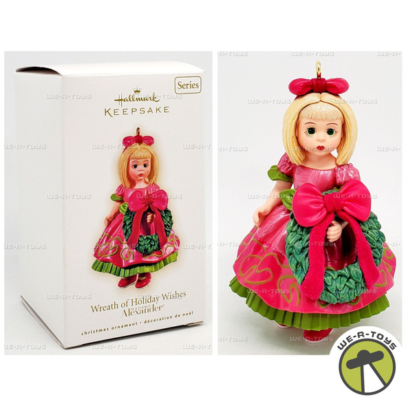 Hallmark Keepsake Ornament Madame Alexander Wreath of Holiday Wishes 2009