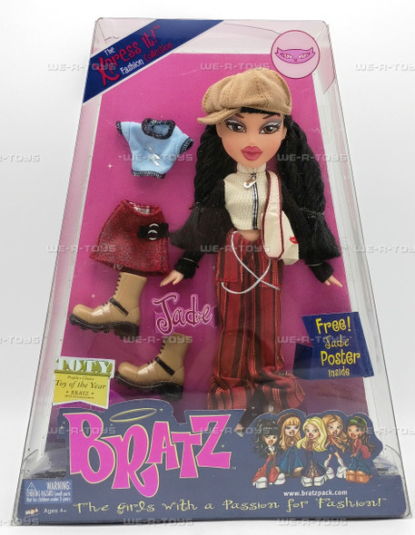 Jade Bratz The Xpress It! Fashion Collection Doll with Accessories & Poster 2002