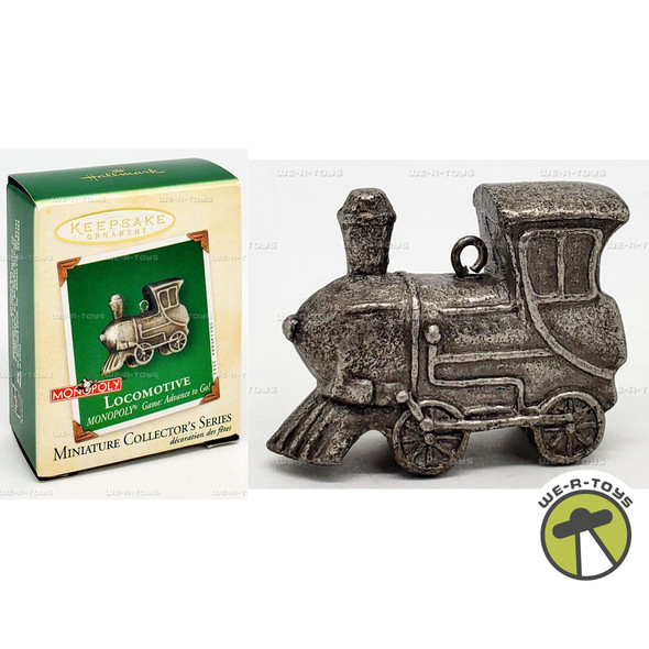 Hallmark Keepsake Miniature Ornament Monopoly Locomotive 2002