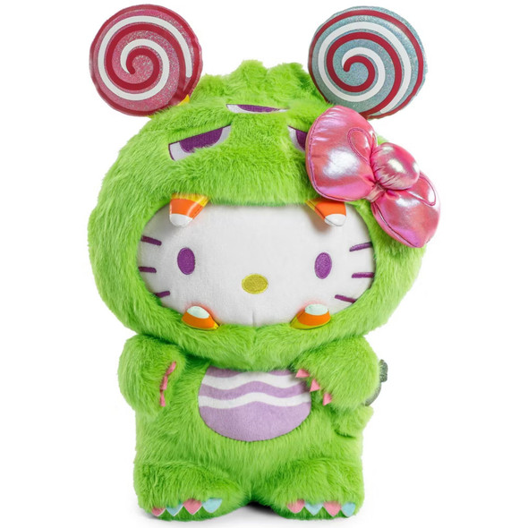 Sanrio Hello Kitty Medium Plush Sweet Kaiju Green 14 Inch Kidrobot