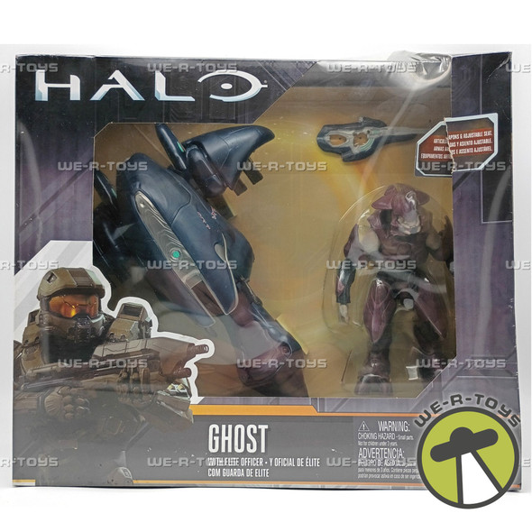 HALO Ghost with Elite Officer 6 Inch Scale Action Figure Set 2016 Mattel #DNT97