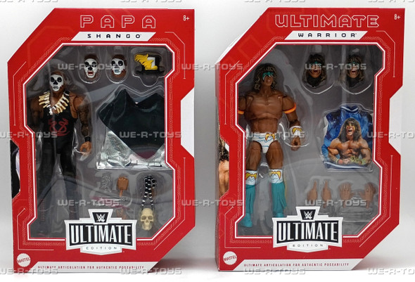 WWE Hall of Fame Papa Shango and Ultimate Warrior Action Figures