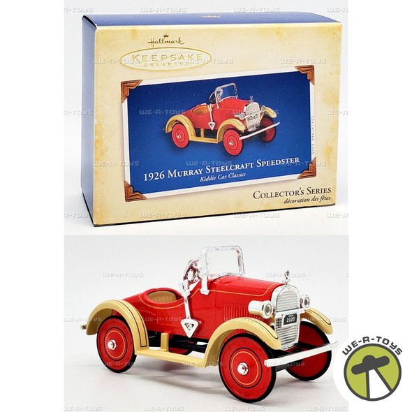 Hallmark Keepsake Ornament 1926 Murray Steelcraft Speedster Kiddie Car Classics