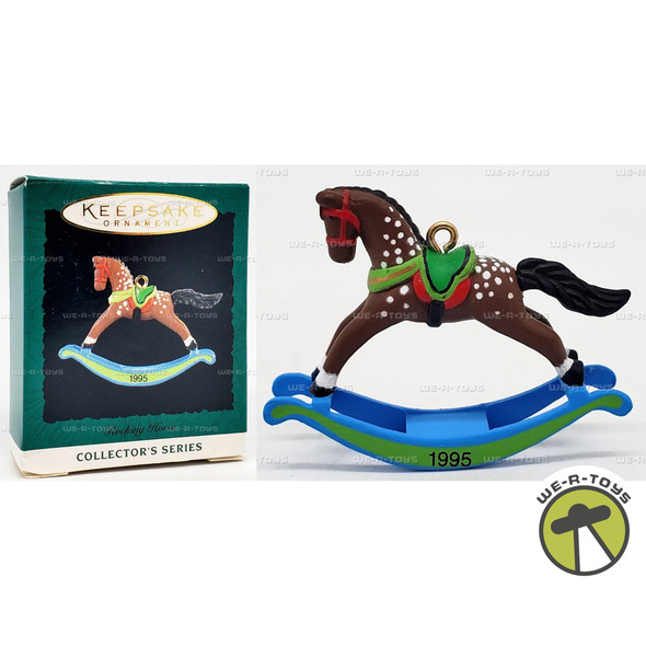 Hallmark Keepsake Miniature Ornament Rocking Horse 8th in Series 1995