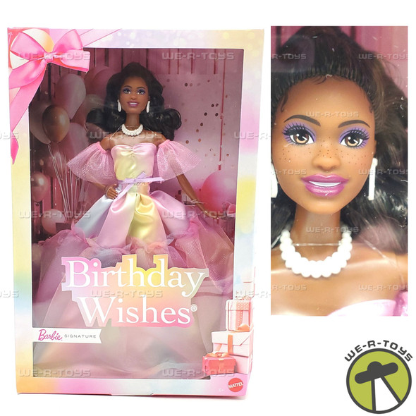 Barbie Signature Birthday Wishes African American Doll 2026 Mattel #JJX80