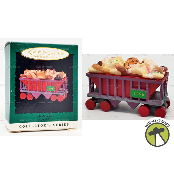 Hallmark Keepsake Miniature Ornament Cookie Car Noel Railroad 1996