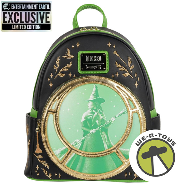 Wicked Elphaba Mini-Backpack Loungefly Entertainment Earth Exclusive