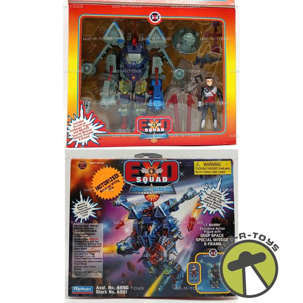 Exosquad JT Marsh With Deep Space E-Frame Action Figure 1995 Playmates #6351