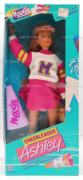 Maxie Cheerleader Ashley Brunette Poseable Doll In Fashion 1988 Hasbro #8206