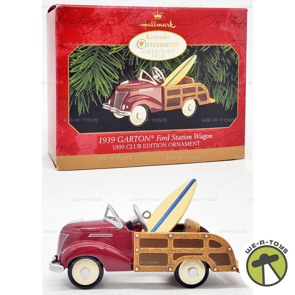 Hallmark Keepsake Collectors Club Ornament 1939 Garton Ford Station Wagon