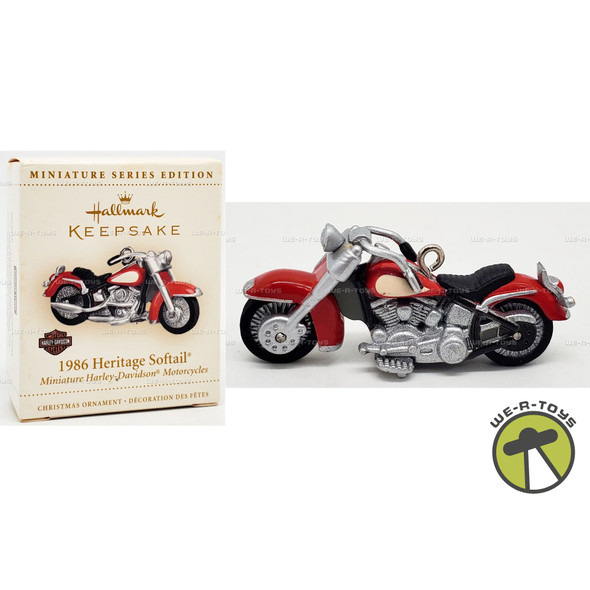 Hallmark Keepsake Miniature Ornament 1986 Heritage Softail Harley-Davidson