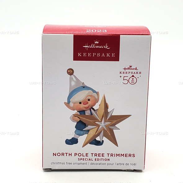 Hallmark Keepsakes 2023 North Pole Tree Trimmers 50 Ed. Christmas Ornament NEW