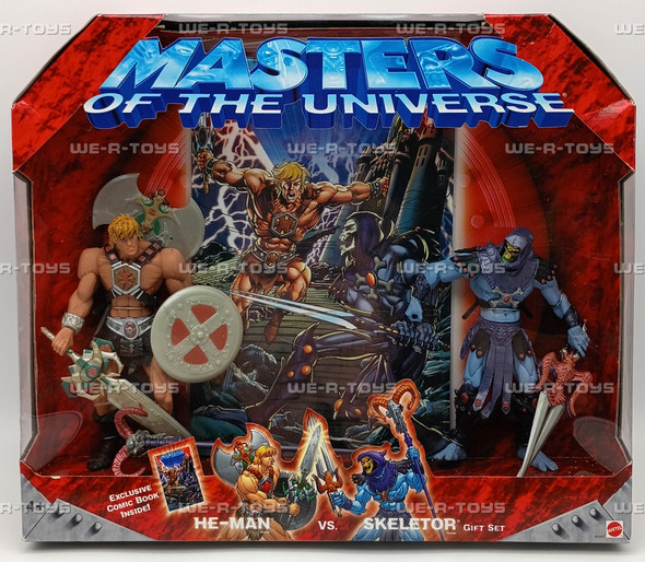 Masters of The Universe He-Man Vs Skeletor Action Figures Set 2002 Mattel B1287
