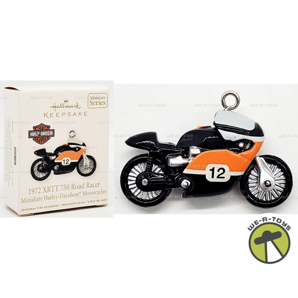 Hallmark Keepsake Miniature Ornament Harley Davidson 1972 XRTT 750 Road Racer