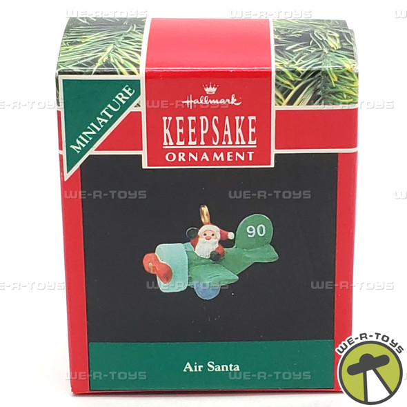 Hallmark Keepsakes 1990 Air Santa Christmas Ornament NEW