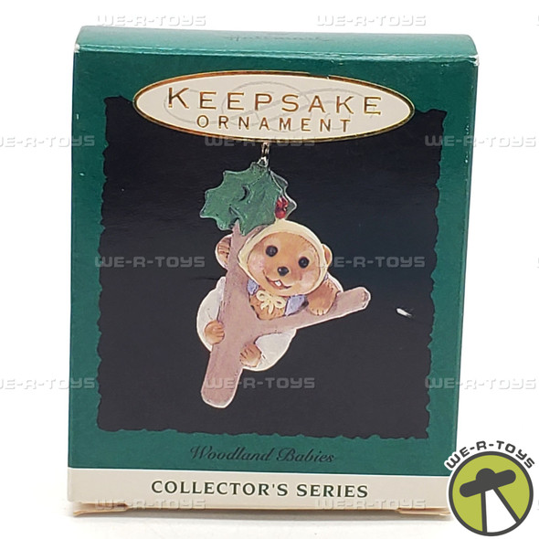 Hallmark Keepsakes 1993 Woodland Babies Woodchuck Mini Christmas Ornament NEW
