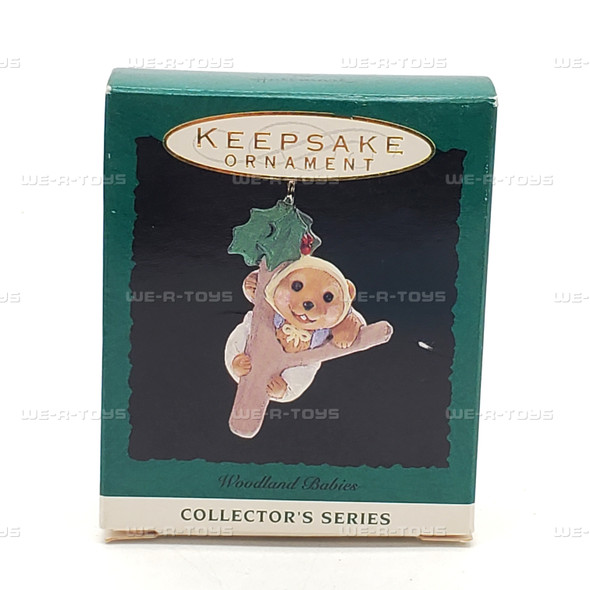 Hallmark Keepsakes 1993 Woodland Babies Woodchuck Mini Christmas Ornament NEW