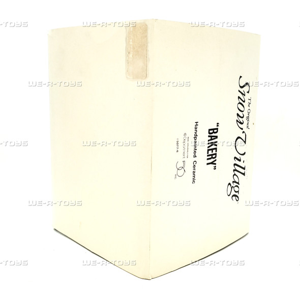 Department 56 Bakery Original Snow Village Building 50776 NEW