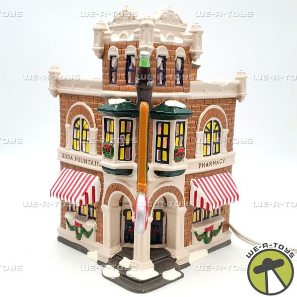 Department 56 Coca-Cola Corner Drugstore Snow Village 54844