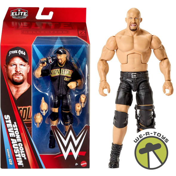 WWE Elite Series #122 Stone Cold Steve Austin Action Figure & Accessories Mattel