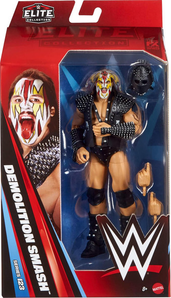 WWE Elite Series #123 Demolition Smash Action Figure & Accessories Mattel