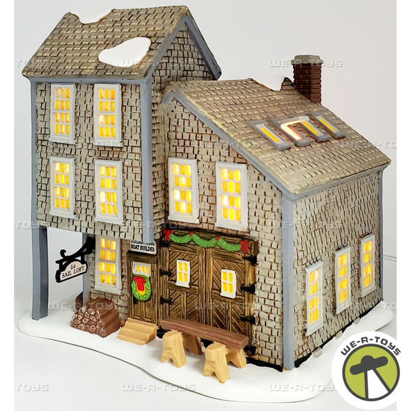 Department 56 Edgartown Boat Builder New England Village Martha's Vineyard