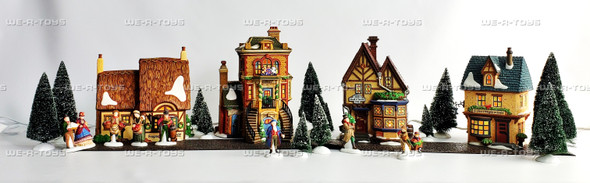 Department 56 Heritage Village Manchester Square Set of 25 Gift Set #58301 NEW