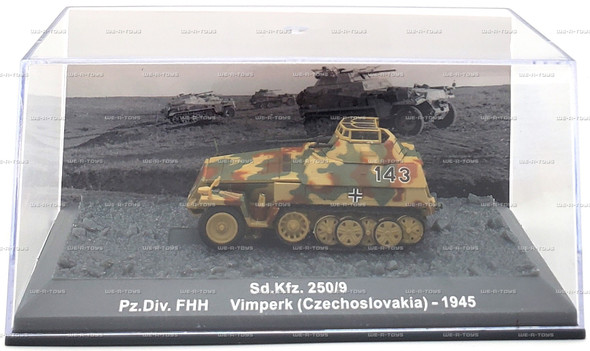 De Agostini Sd.Kfz.250/9 Vimperk (Czechoslovakia) - 1945 1:72 Scale Vehicle
