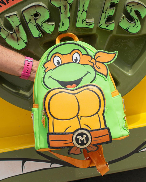 Teenage Mutant Ninja Turtles Michelangelo Cosplay Mini Backpack Loungefly