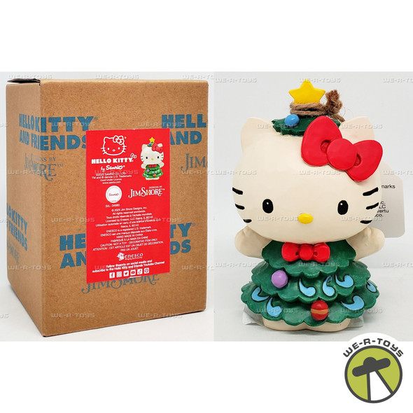 Jim Shore Hello Kitty Dressed as a Christmas Tree Figurine 45623