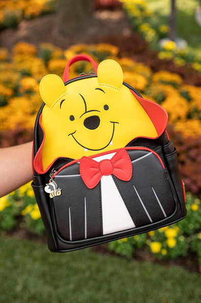 Disney Vampire Winnie The Pooh Cosplay Mini Backpack Halloween Loungefly