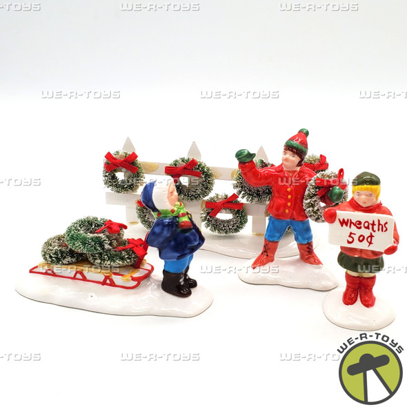 Department 56 Wreaths For Sale Snow Village No. 54089