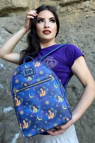Disney Aladdin and Jasmine Mini Backpack Loungefly