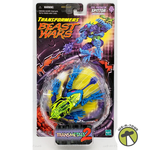 Transformers Beast Wars Transmetals 2 Evil Predacon Spittor Poison Frog Figure