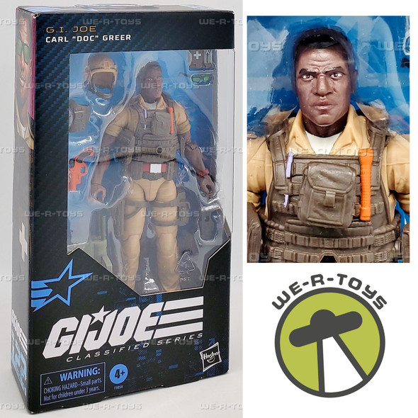 G.I. Joe Classified Series Carl Doc Greer #122 Action Figure 2024 Hasbro F9858