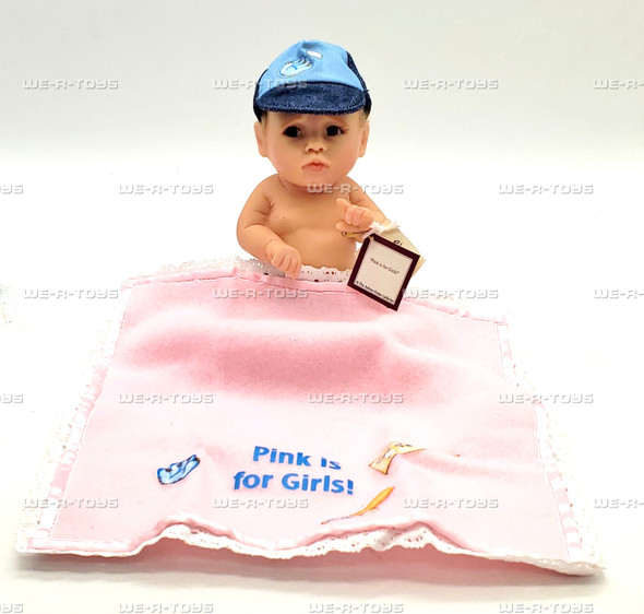 Ashton Drake Galleries Hats Off Series Pink Is For Girls Baby Boy Doll NEW
