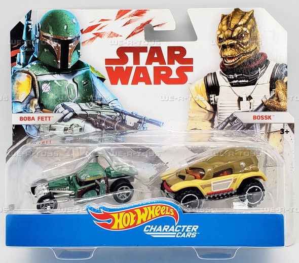 Hot Wheels Star Wars Boba Fett & Bossk Character Cars Vehicle 2017 Mattel FDK45