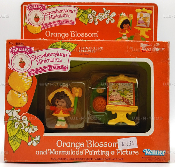 Strawberry Shortcake Mini Orange Blossom & Marmalade Painting A Picture 1980s
