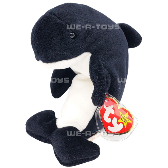 Ty Beanie Babies Lot of 3 Ocean Creatures Plush Orca, Squid, and Flying Fish