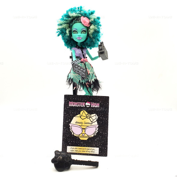Monster High Frights, Camera, Action Honey Swamp Doll Mattel BDD84 Complete