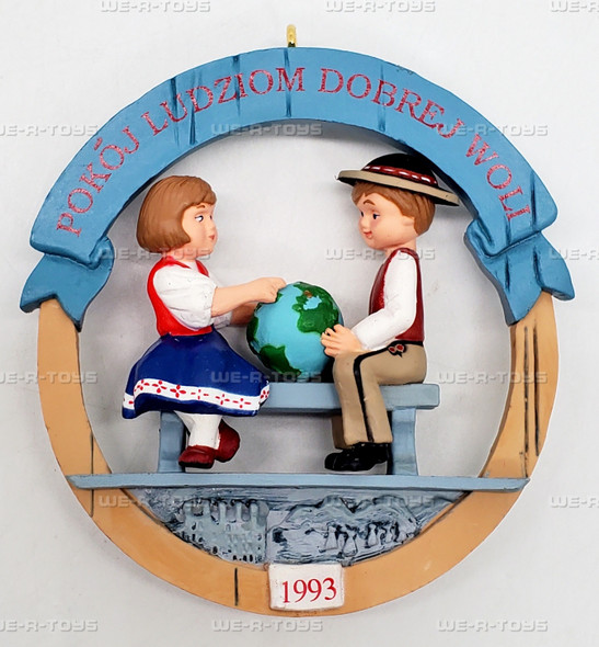 Hallmark Keepsake Ornament Poland Peace On Earth Series 1993