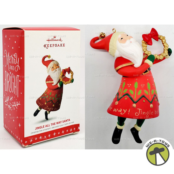 Hallmark Keepsake Ornament Jingle All The Way Santa 2016
