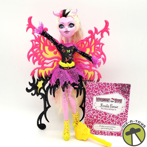 Monster High Freaky Fusion Hybrid Bonita Femur Doll Mattel CBG63 Complete