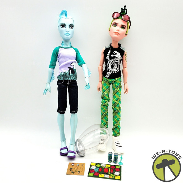 Monster High Deuce Gorgon and Gil Webber Two Pack Dolls Mattel CBX42 Loose