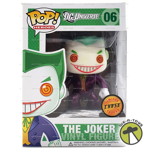 Funko Pop! Heroes DC Universe The Joker Vinyl Figure Metallic Chase Edition #06