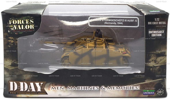 Forces of Valor D-Day German Sturmgeschutz III Ausf. G 1:72 Vehicle 2012 Unimax