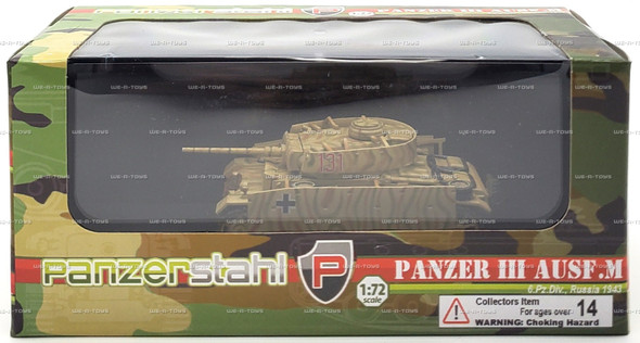 Panzerstahl Panzer III Ausf.M 1:72 Scale 2011 Vehicle #88025