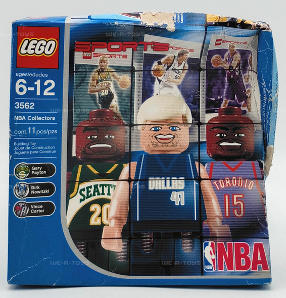 NBA LEGO Mini Figures 3562 11 Pc Set Gary Payton, Dirk Nowitzki, Vince Carter