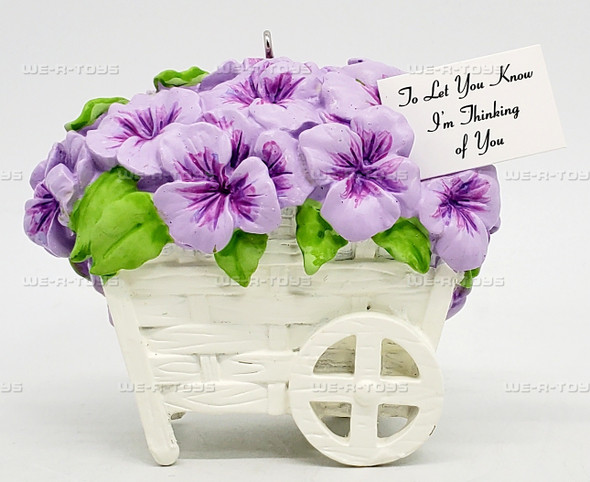 Hallmark Keepsake Ornament Pansies Stand for Thoughts 2014