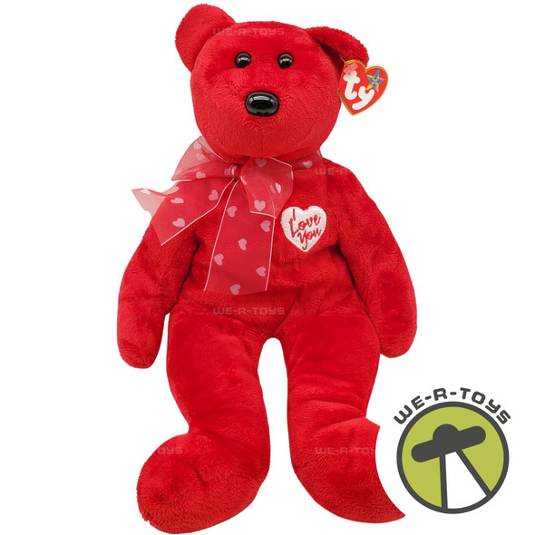 Ty Buddy Secret the Bear Valentine's Day Plush Internet Exclusive